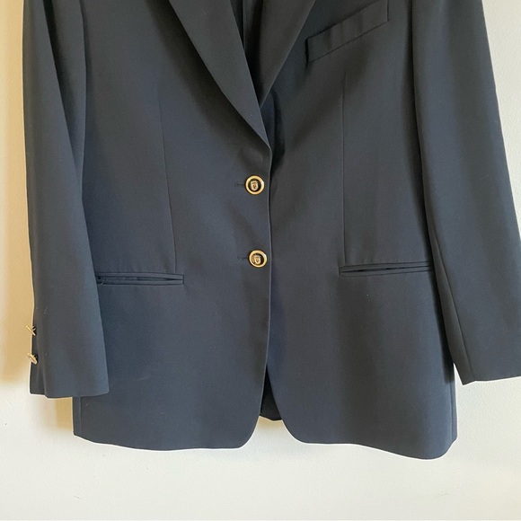 Vintage Marcona Design Exclusive Virgin Wool Blend Blazer Suit Jacket Size 10 - Picture 4 of 8